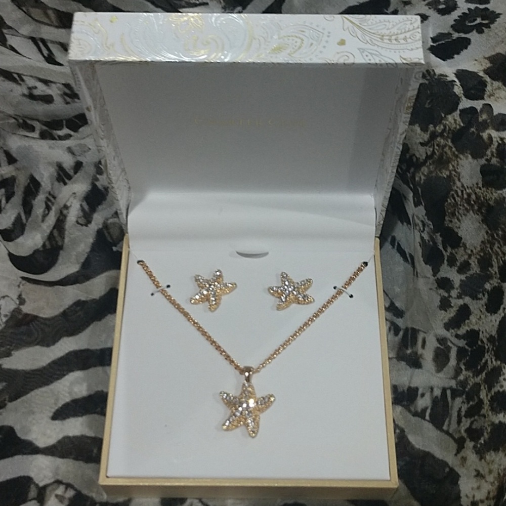 Charter Club Starfish Jewelry set